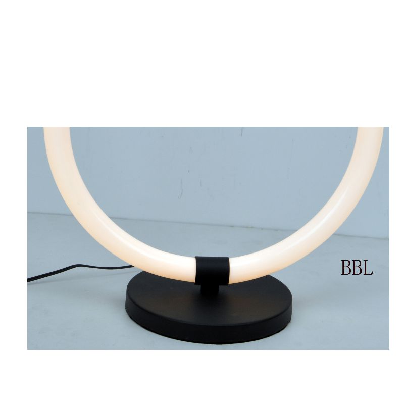 Luz de mesa LED com anel Redondo acrílico