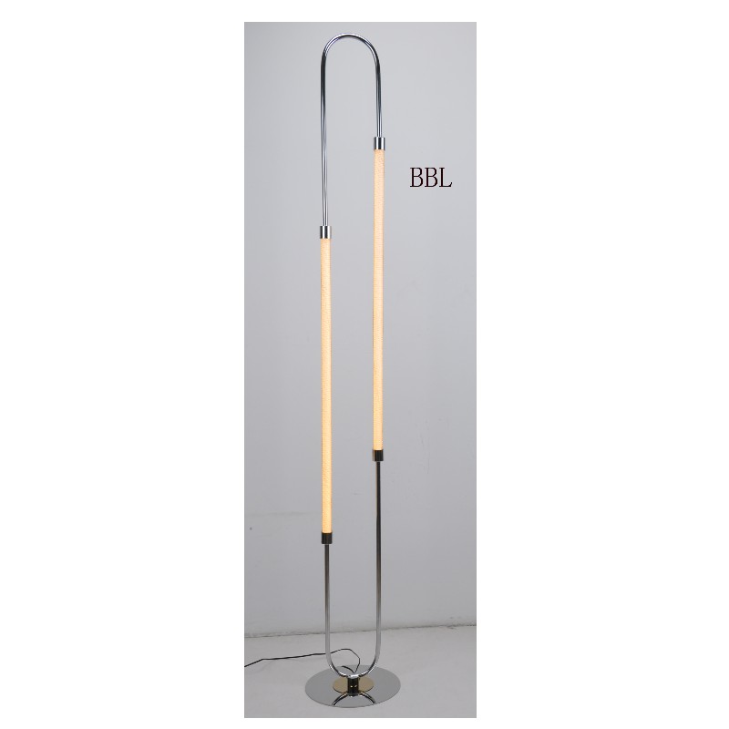 Lâmpada de PISO LED com Corpo de lâmpada oval e Tubo de acrílico